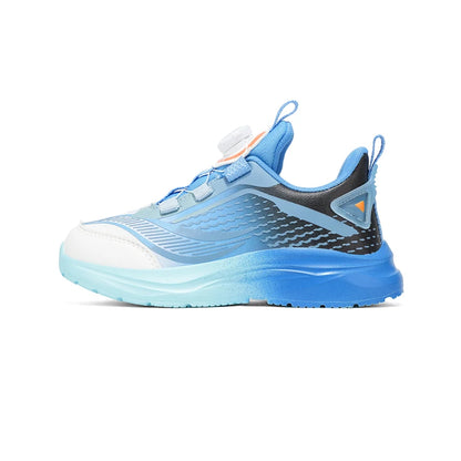 Kids Sport Sneakers Boys Girls Tennis Shoes Platform  Anti Slip Trainers with Rotary Buckle Design for Children Outdoor Wear