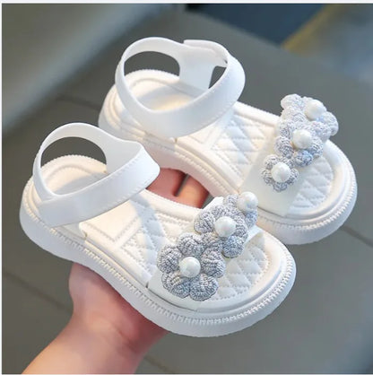 Kids From 2-9 Years Princess Shoes Summer Girls Sandals Casual School Kids Shoe Outdoor Beach Sandal Children's Student sneaker