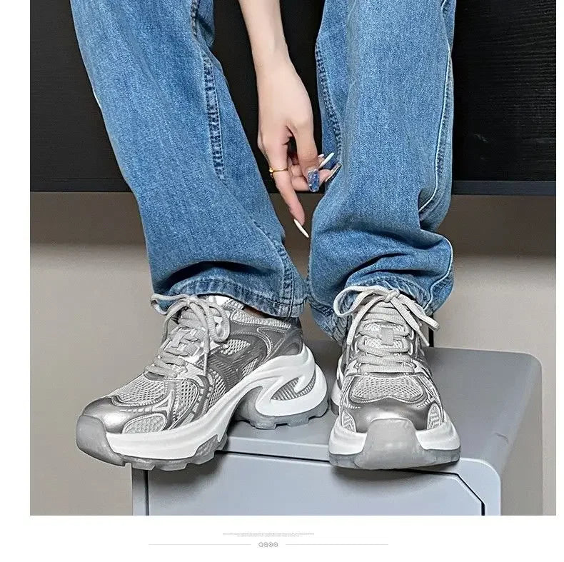 Athletic Woman Footwear New Sneakers Sports Designer Luxury Vulcanized Shoe Trends On Sale Mesh Breathable Shoes for Women