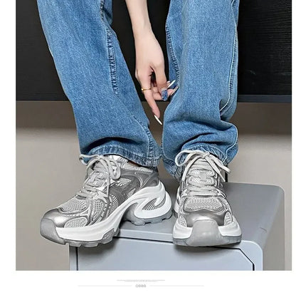 Athletic Woman Footwear New Sneakers Sports Designer Luxury Vulcanized Shoe Trends On Sale Mesh Breathable Shoes for Women