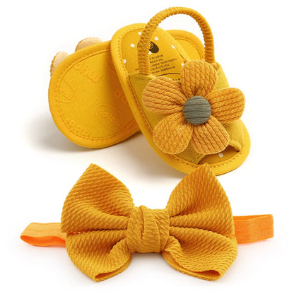 Baby Girls Sandals Summer Shoes Outdoor First Walker Toddler Girls Shoes for Summer