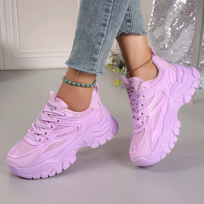 Women Sneakers New Fashion Chunky Sneakers Women Outdoor Tennis Platform Sports Shoes for Women Lightweight Designer Shoes