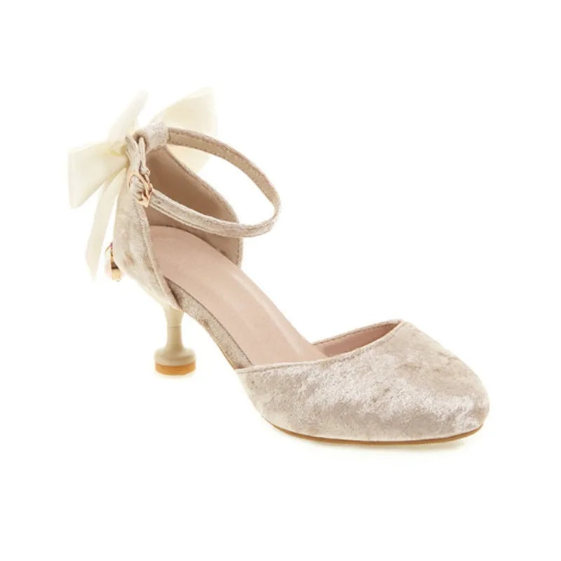 New Girls Leather Shoes Wedding Party Shoes Children Stiletto Heels Shoes High Heels Princess Sweet Sandals For Girls Size 28-39
