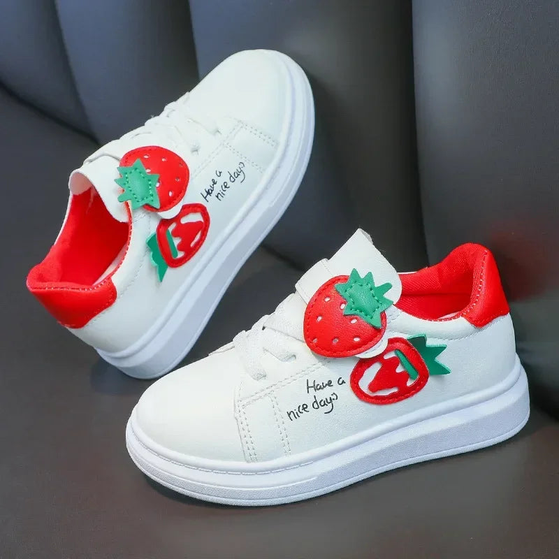 girl shoes spring autumn sports shoes children's soft-soled sneakers student skate shoes casual shoes