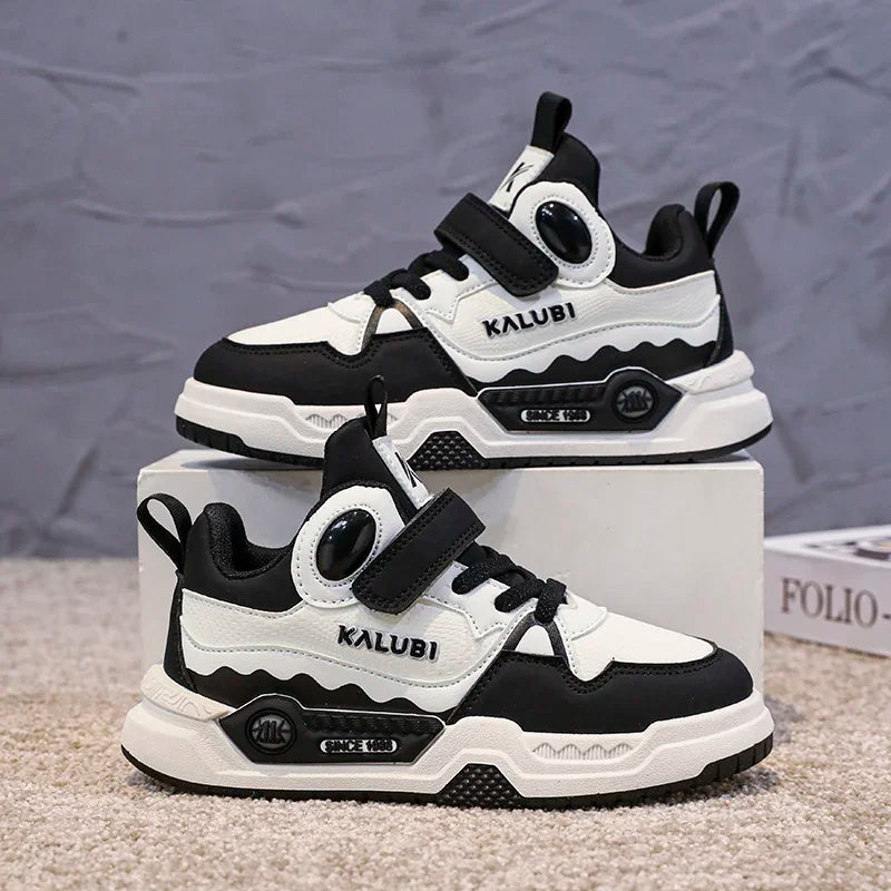 Fashion Children's Sneakers Kids Design White Non-slip Casual Shoes for Boys Girls Hook Breathable Trainers Toddler Outdoor Shoe