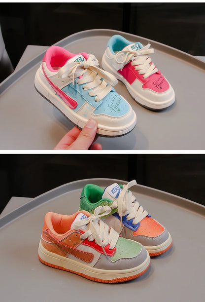 New Style Spring Autumn Children's Casual Sneakers Comfortable Breathable Sports Shoes for Boys and Girls Kids Shoes