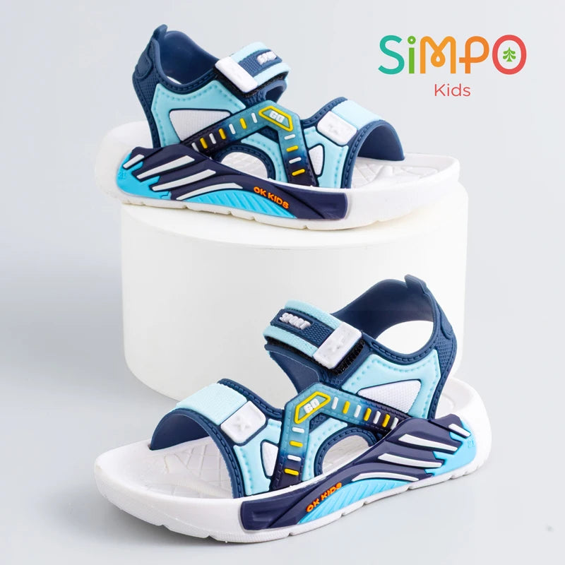 Summer Kids' Sandals Unisex Soft Bottom Casual Beach Shoes for Primary School Students Boys & Girls
