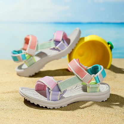Summer Children's Sandals Breathable Sports for Girls Casual Outdoor Beach Shoes Kids Non-slip Soft Sole Sandalias Size 30-38