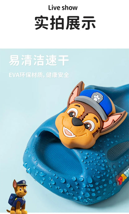 Children's Anime Slides | Boys & Girls Outdoor Non-Slip Soft Soled Sandals & Home Slippers – PAW Patrol