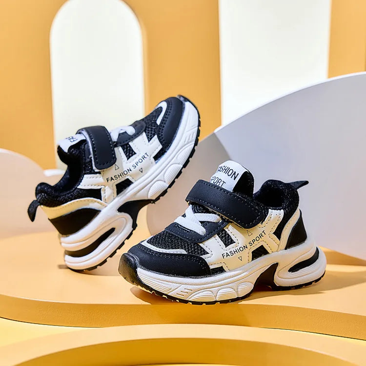 Autumn New Children Shoes Mesh Breathable Kids Sneakers Outdoor Sport Shoes Comfortable Soft Sole Fashion Girls Boys Shoes