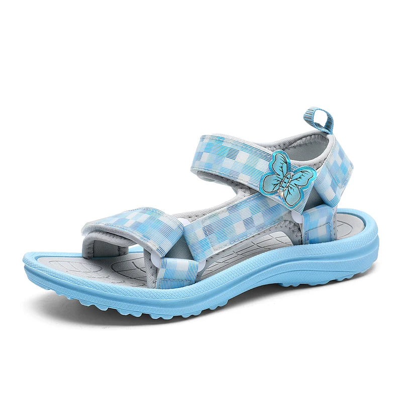 Summer Children Fashion Sandals Baby Girls Toddler Soft Non-slip Princess Shoes Baby Cute Candy Breathable Comfortable Sandals