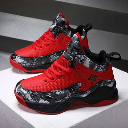 Basketball Shoes for Kids Sneakers New Boys Brand Thick Sole Non-slip Children Sports Shoes Child Boy Basket Trainer Shoes