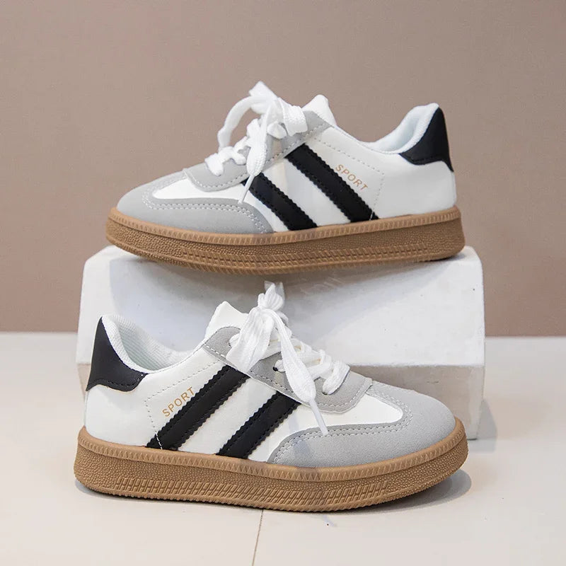 Kids Sneakers for Girls Spring Autumn New Boys Sneakers Fashion Patchwork Versatile Children Causal Tennis Shoes Hook Loop