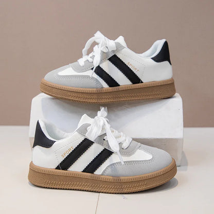 Kids Sneakers for Girls Spring Autumn New Boys Sneakers Fashion Patchwork Versatile Children Causal Tennis Shoes Hook Loop