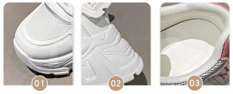 New Women Platform Casual Sneakers Autumn Fashion Women Comfortable Increased Sport Shoes Outdoor Breathable Basketball Sneakers