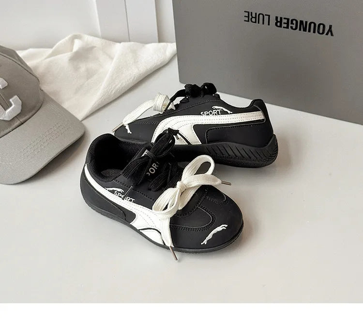 Children's Sports Shoes 2025 Autumn Boys Girls Comfortable Non Slip Outdoor Casual Shoes Kids Fashion Low-top Flat Sneakers