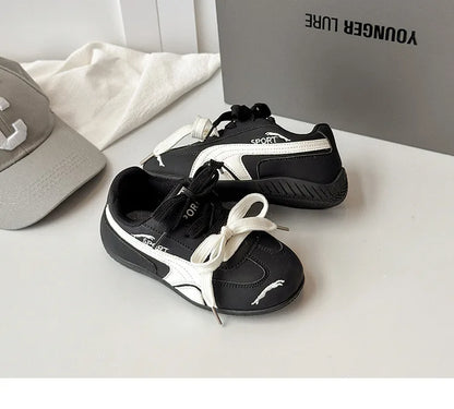 Children's Sports Shoes 2025 Autumn Boys Girls Comfortable Non Slip Outdoor Casual Shoes Kids Fashion Low-top Flat Sneakers