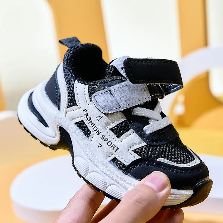 Autumn New Children Shoes Mesh Breathable Kids Sneakers Outdoor Sport Shoes Comfortable Soft Sole Fashion Girls Boys Shoes