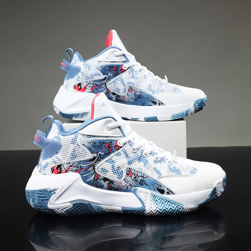 Men Basketball Shoes Unisex Breathable Athletic Light Sports Shoes Trainer Women Outdoor Unisex High Quality Sneakers