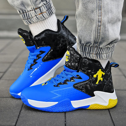 Kids High Top Basketball Shoes for Sports