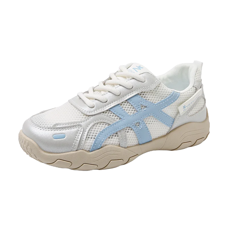 Women's Shoes Casual Platform Shoes Women Round Toe Lace-Up Tennis Vulcanized Sneakers New Style Korean Couple Elderly Shoes