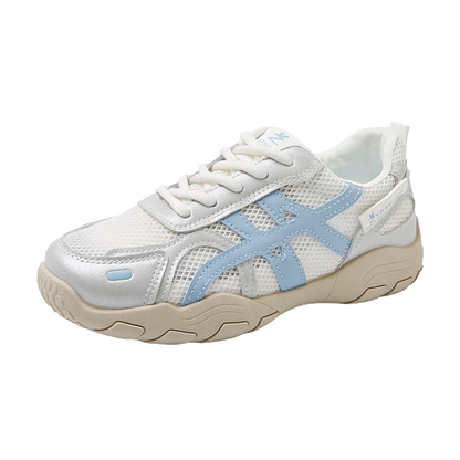 Women's Shoes Casual Platform Shoes Women Round Toe Lace-Up Tennis Vulcanized Sneakers New Style Korean Couple Elderly Shoes