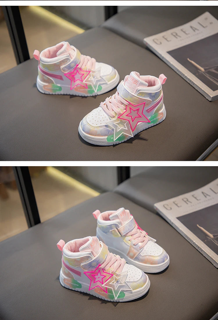 Spring Kids Shoes Fashion Classic Non-slip Children Sneakers Autumn New Walking Shoes for Girls Casual Outdoor