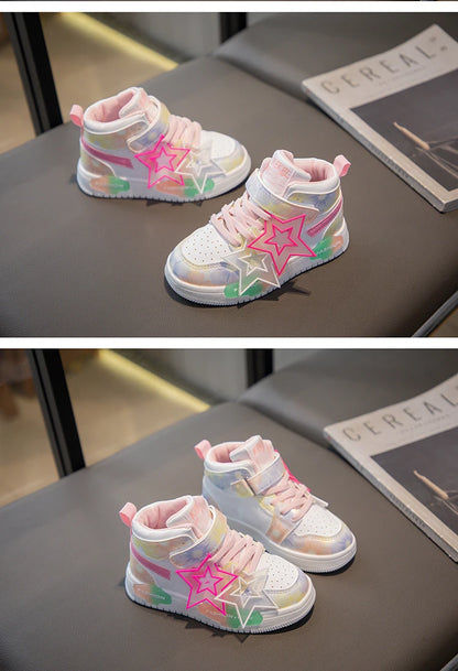 Spring Kids Shoes Fashion Classic Non-slip Children Sneakers Autumn New Walking Shoes for Girls Casual Outdoor