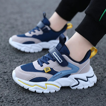 Girl's Fashion Sneakers Lovely Girls Sneaker Outdoor Breathable Mesh Flat Sport Shoes Kids Casual School Walking Shoe Antislip