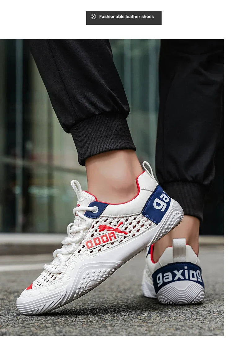 Shoes For Men Mesh Sneakers Summer Casual Breathable Sports Outdoor Hiking Tennis Running Designer Luxury Platform Loafers   (Available)