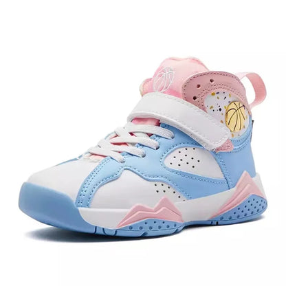 Children's Basketball Shoes for Boys Non-slip Breathable Comfortable Sport Shoes Boys Outdoor Training Basketball Sneakers