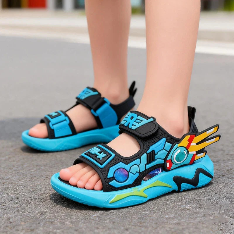 Soft Sole Anti Slip Cartoon Design Beach Outdoor Sandals