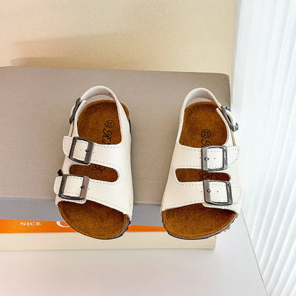 Boys Girls Summer Outdoor Soft Sole Anti Slip Kids Shoes Toddler Casual Open Toe Flat Sandals сандали