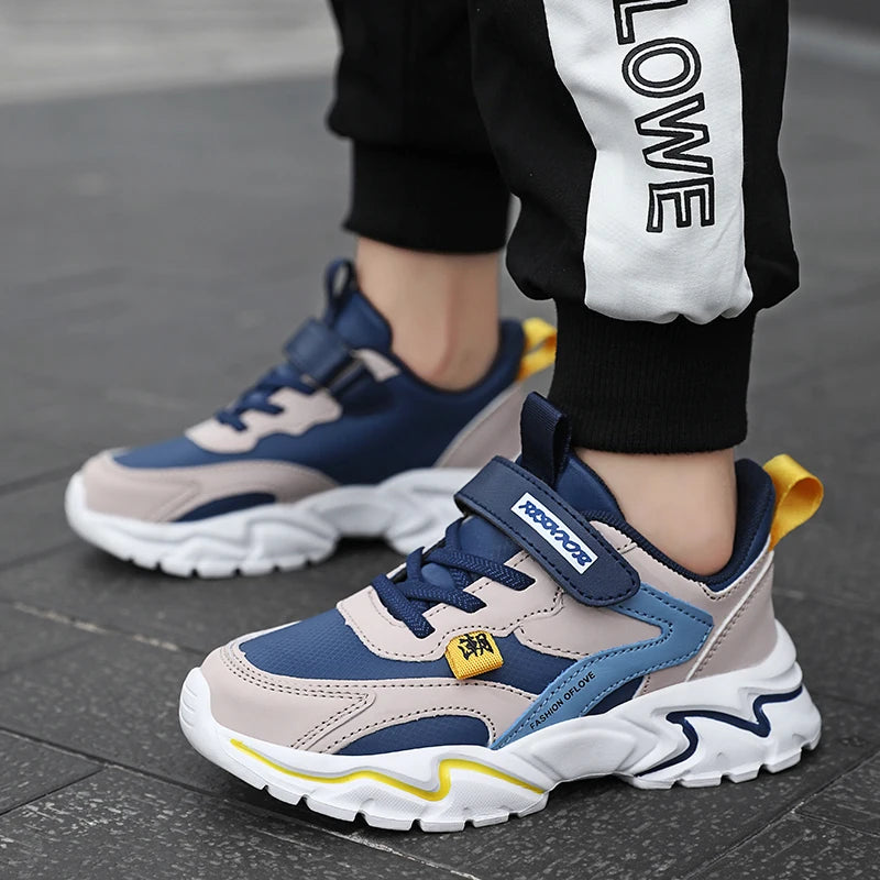 Girl's Fashion Sneakers Lovely Girls Sneaker Outdoor Breathable Mesh Flat Sport Shoes Kids Casual School Walking Shoe Antislip