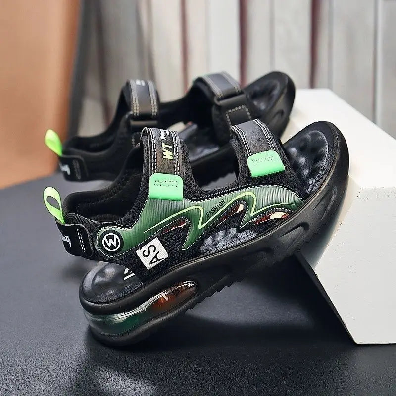 Fashion Kids Sandals Baby Shoes Boy Soft Sole Non-slip Boys Girls Sandals Toddler Children's Shoes Summer Beach 3-14Years