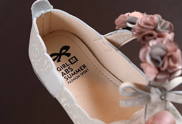 Kids Girls Party Shoes Students Non-slip Performance Leather Footwear Solid Color Children  Wedding Shoes Baby Princess Footwear