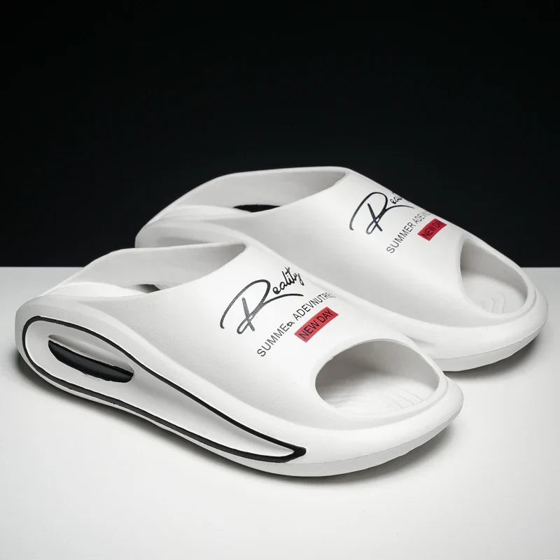 Men's Slippers New Style Casual Soft-Soled Home Sandals Non-Slip Thick-Soled Comfortable Lightweight Beach Shoes