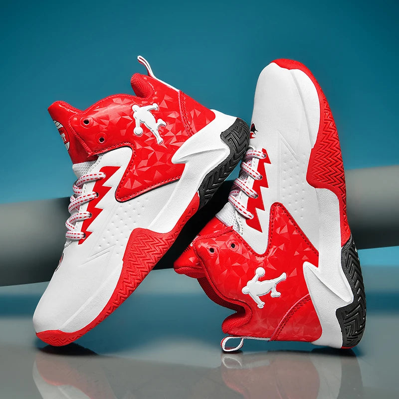Kids High Top Basketball Shoes for Sports