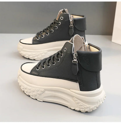 Women's Sneakers Luxury Fashion Womens Boots High-top Platform Casual Shoes New Female Outdoor Running Shoes Winter Women Shoes