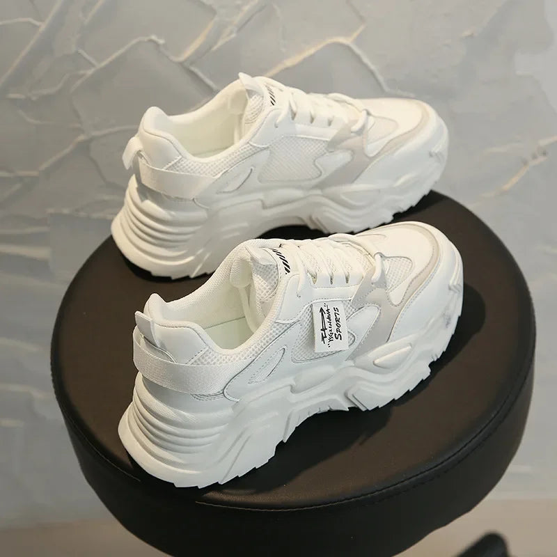 Womens Shoes  Fashion Trend Breathable Mesh Sneakers Women Comfortable Soft Bottom Casual Platform Shoes Zapatos Mujer