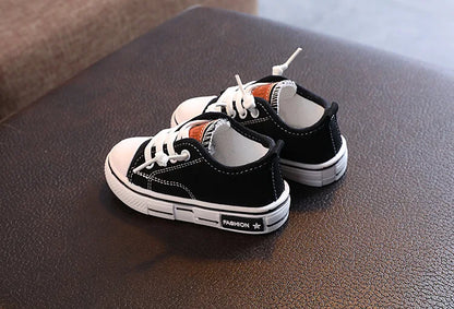 New Children's Canvas Shoes Fashion Baby Board Shoes Girls' Breathable Single Shoes Boys' Casual Shoes