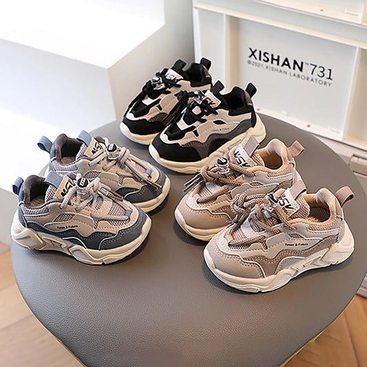 Baby Boys Shoes Kids Casual Sneakers Running Sports Shoes 2025 Spring Autumn Toddlers Boys Girls Shoes Fashion Soft For School
