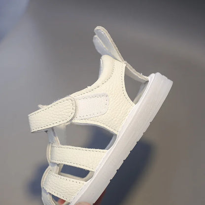 Baby Genuine Leather Sandals Boys & Girl's Summer Shoes Infant Toddler Shoes Non-slip Soft-soled Kids Children Casual Beach Sandals