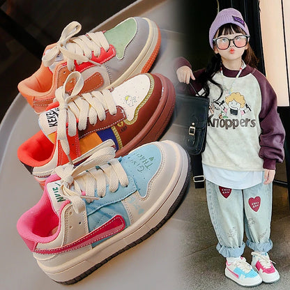New Style Spring Autumn Children's Casual Sneakers Comfortable Breathable Sports Shoes for Boys and Girls Kids Shoes