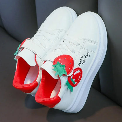 girl shoes spring autumn sports shoes children's soft-soled sneakers student skate shoes casual shoes