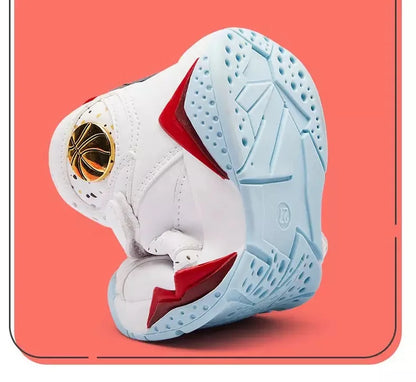 Children's Basketball Shoes for Boys Non-slip Breathable Comfortable Sport Shoes Boys Outdoor Training Basketball Sneakers