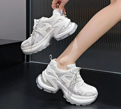 Athletic Woman Footwear New Sneakers Sports Designer Luxury Vulcanized Shoe Trends On Sale Mesh Breathable Shoes for Women