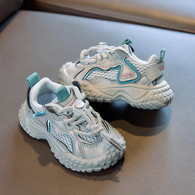 Baby Boys Girls Breathable Mesh Sneakers New Autumn Toddler Walking Shoes Soft Sole Comfort First Walker Daily Wear Age3-5