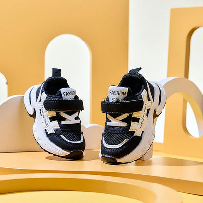 Autumn New Children Shoes Mesh Breathable Kids Sneakers Outdoor Sport Shoes Comfortable Soft Sole Fashion Girls Boys Shoes