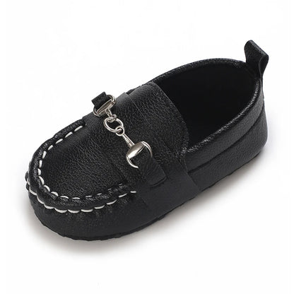 Casual Slip On Low Top Loafer Shoes For Baby Boys, Lightweight Comfortable Non Slip Flat Shoes For Indoor Outdoor Walking